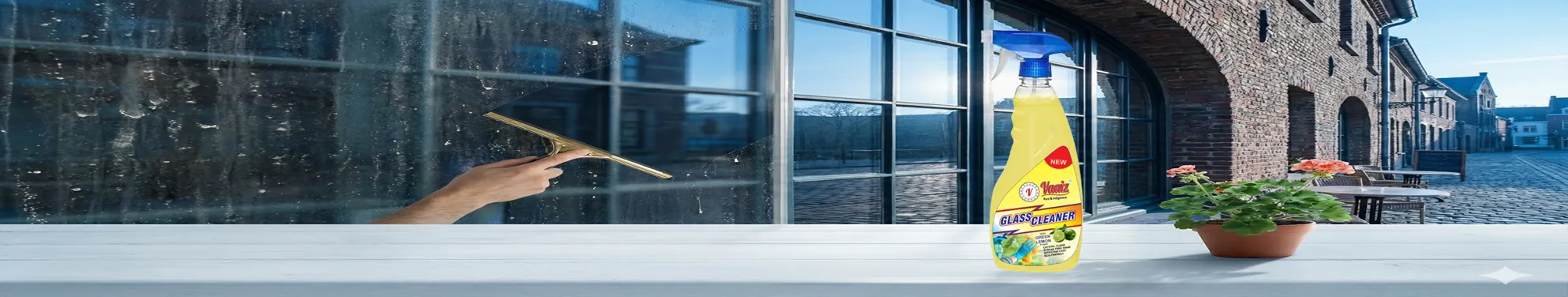 Vaaiz Glass Cleaner Lemon Power