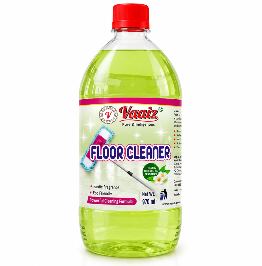 Vaaiz Floor Cleaner Liquid, Removes Dirt, Tough Grime, Stains Skin Safe, Baby Safe & Pet-Friendly Floral Pack of 1 970ml